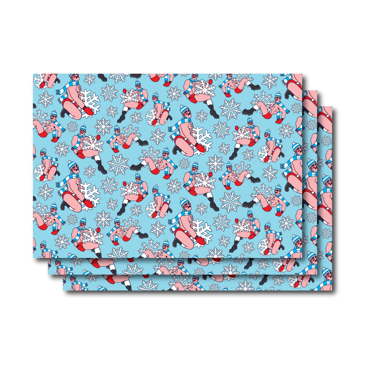 SNOWFLAKE HOLIDAY GIFT WRAP