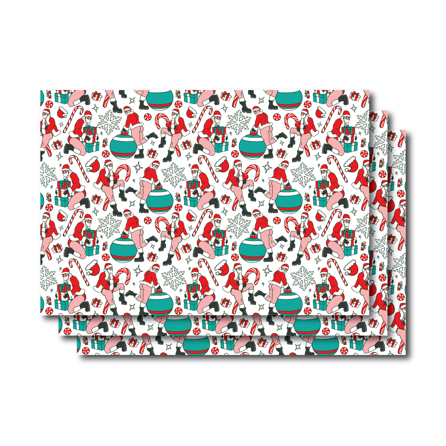 SANTA HOLIDAY GIFT WRAP