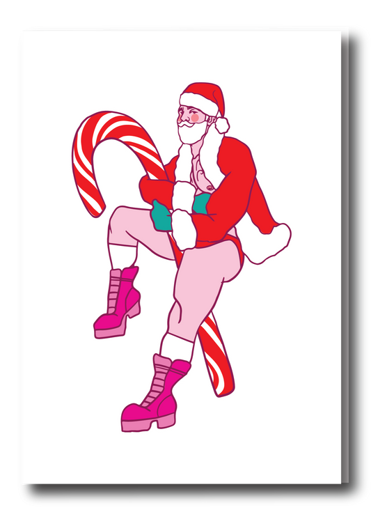 CANDY CANE HOLIDAY GREETING CARD