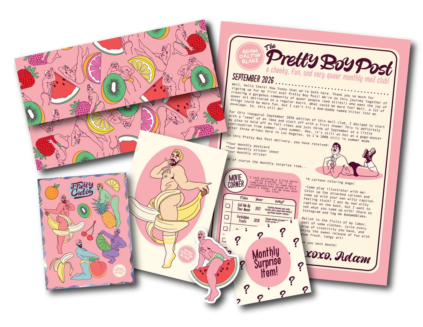 PRETTY BOY POST - MONTHLY MAIL CLUB