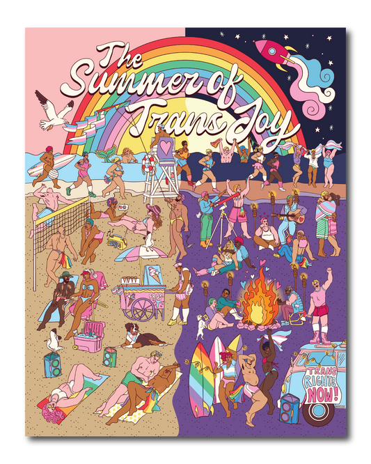 THE SUMMER OF TRANS JOY POSTER: ADAM DALTON BLAKE X POINT OF PRIDE