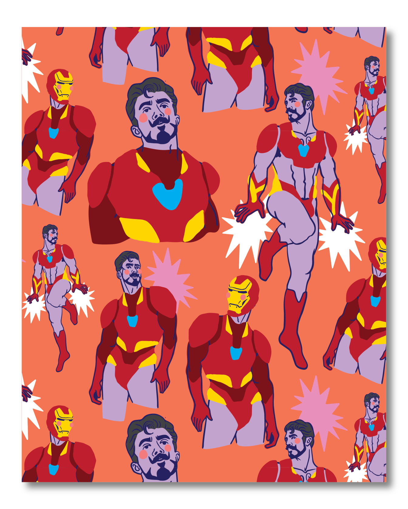 IRON MAN PIN UP PRINT