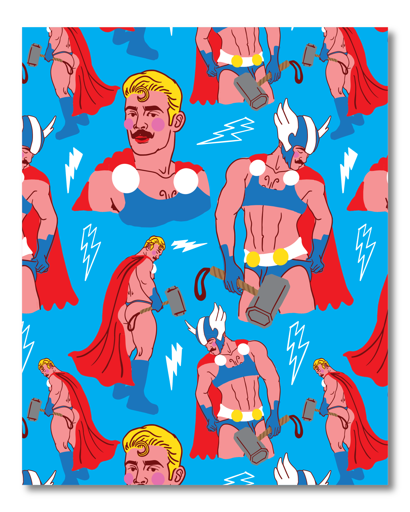 THOR PIN UP PRINT