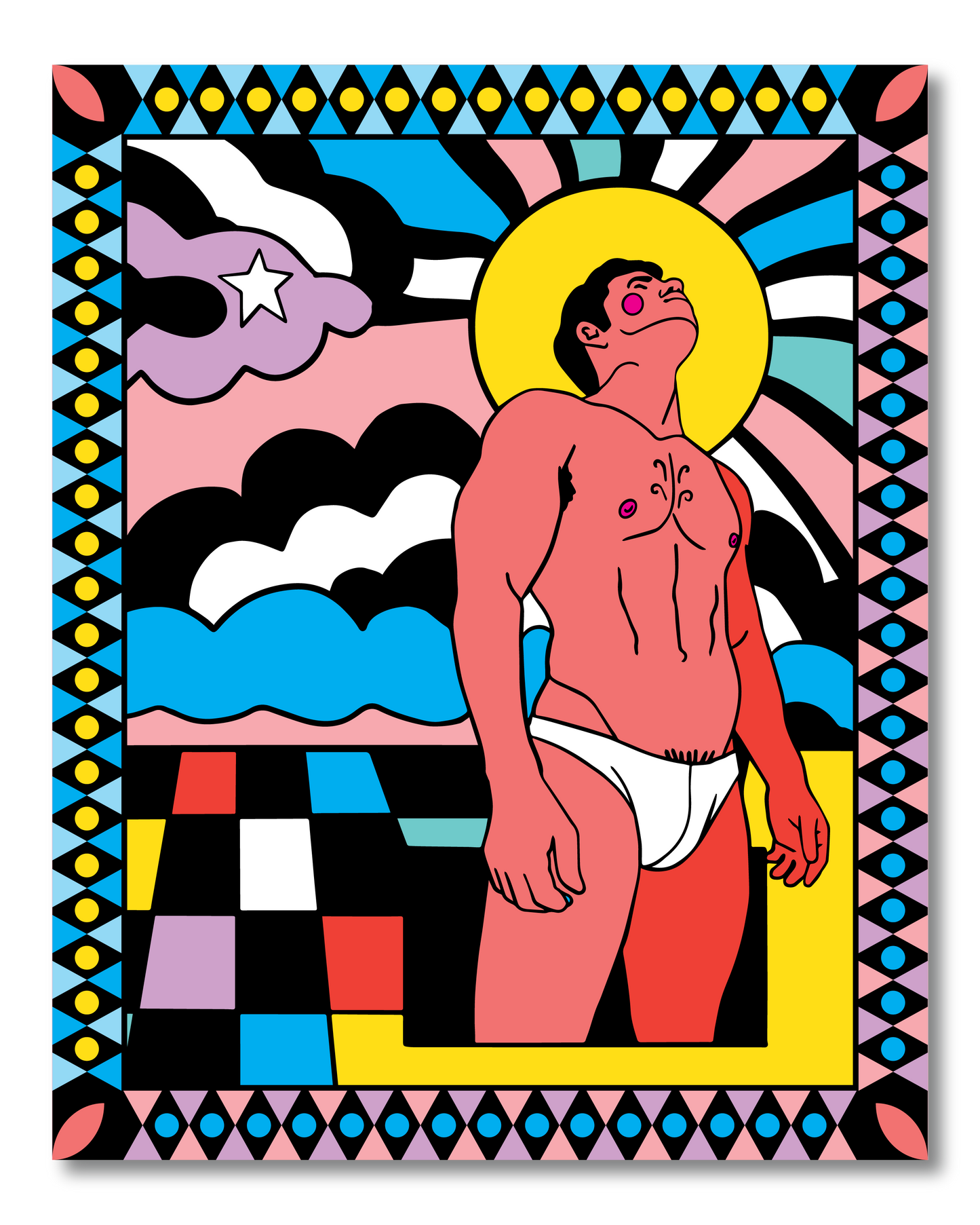 SURREAL ROOM LOOK UP SOLO PRINT