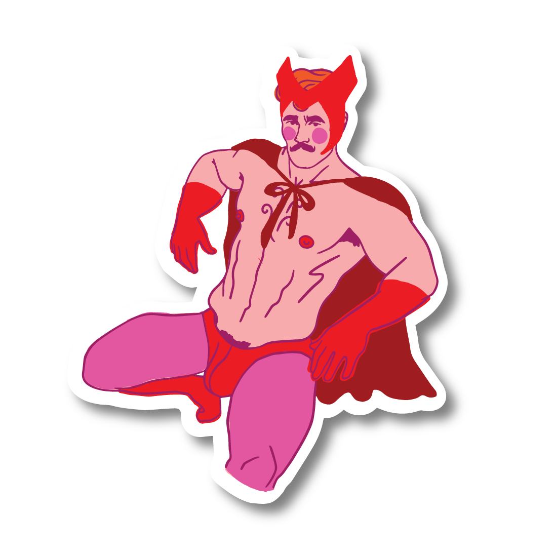 WANDA PIN UP STICKER