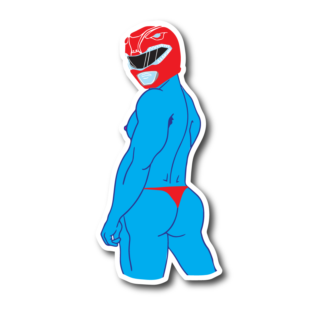 RED RANGER STICKER