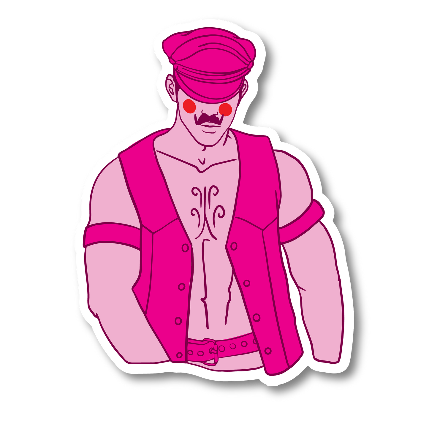 PINK LEATHERMAN STICKER