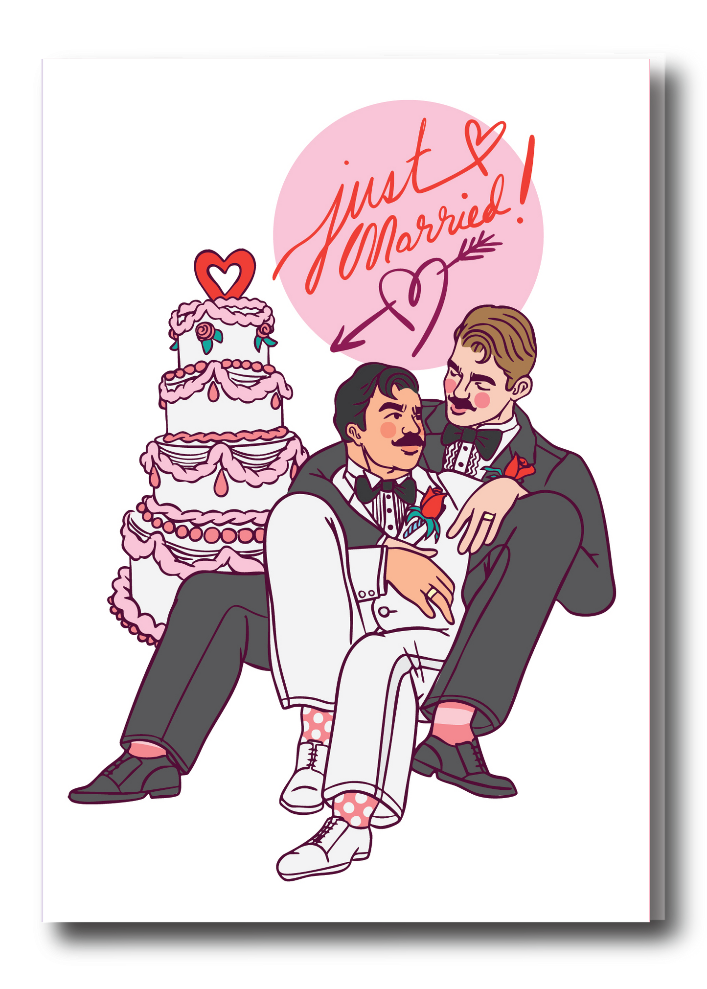 WEDDING CAKE GREETING CARD