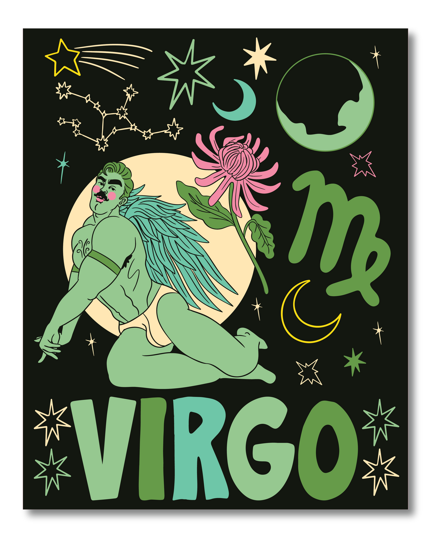 VIRGO ZODIAC PRINT
