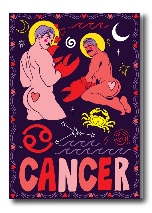 CANCER ZODIAC GREETING CARD
