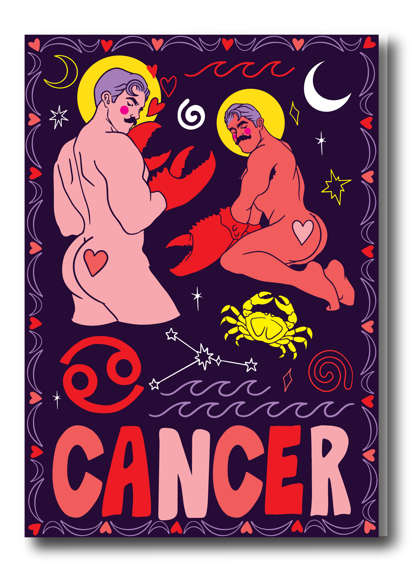 CANCER ZODIAC GREETING CARD