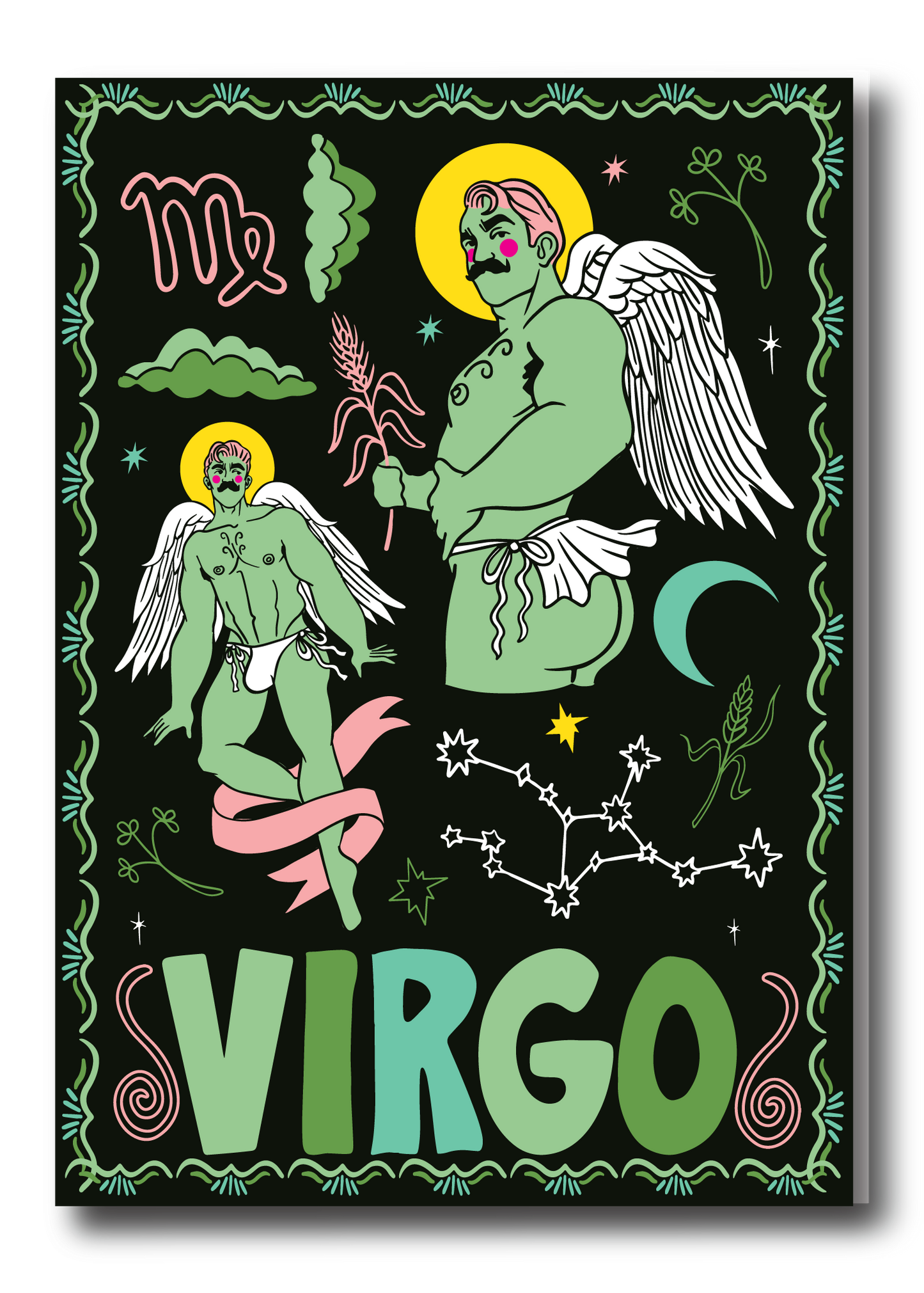 VIRGO ZODIAC GREETING CARD