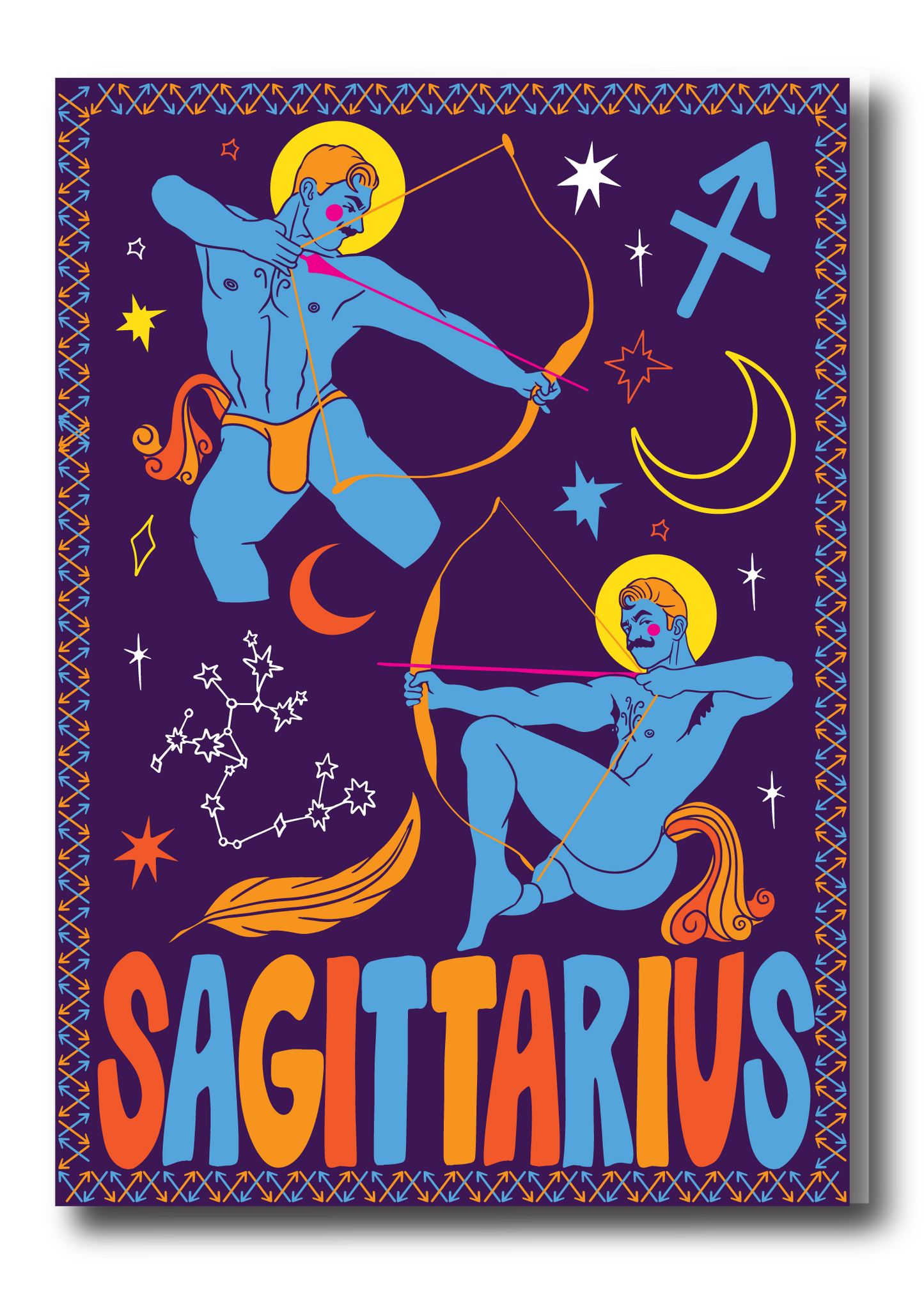 SAGITTARIUS ZODIAC GREETING CARD
