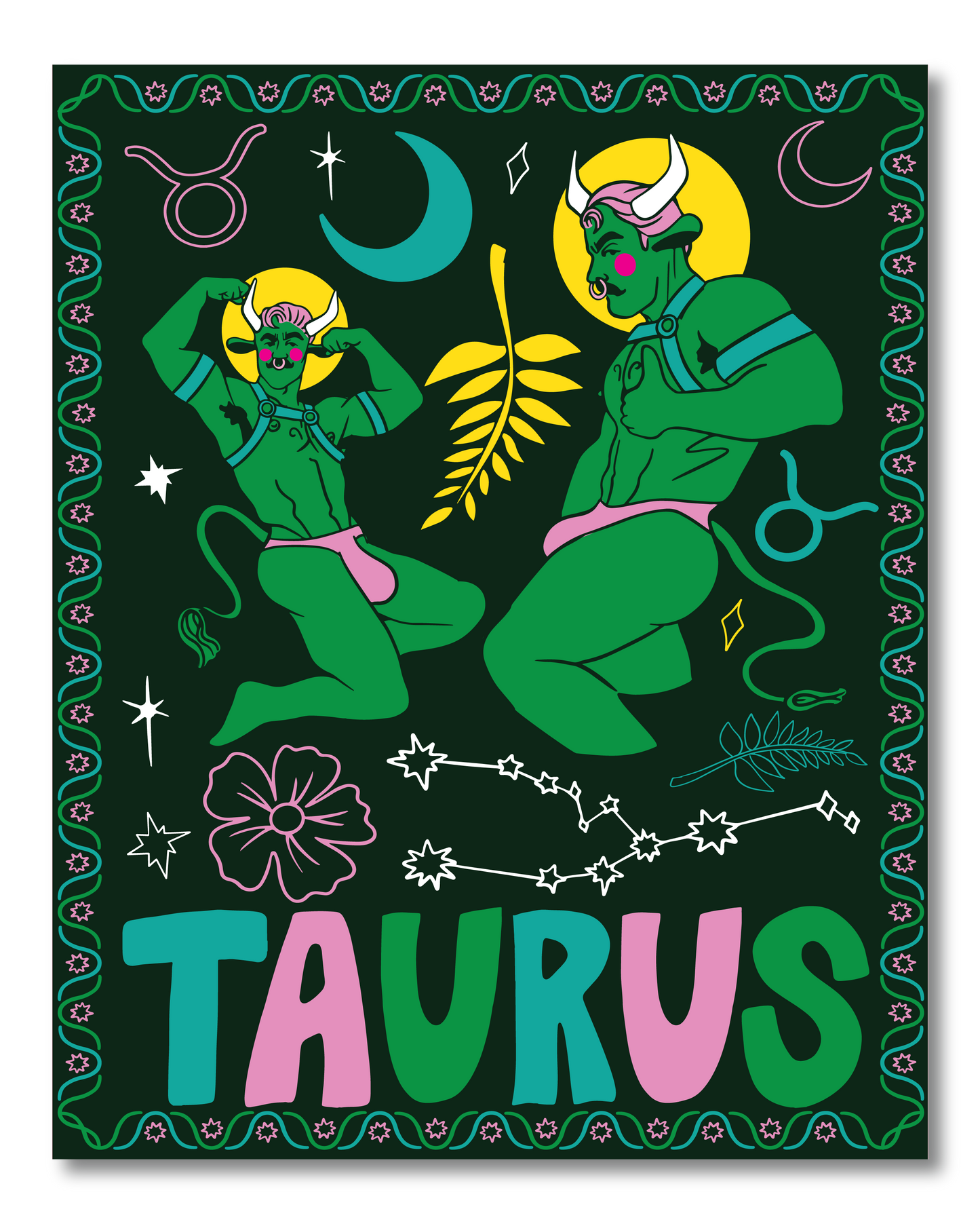 TAURUS ZODIAC PRINT