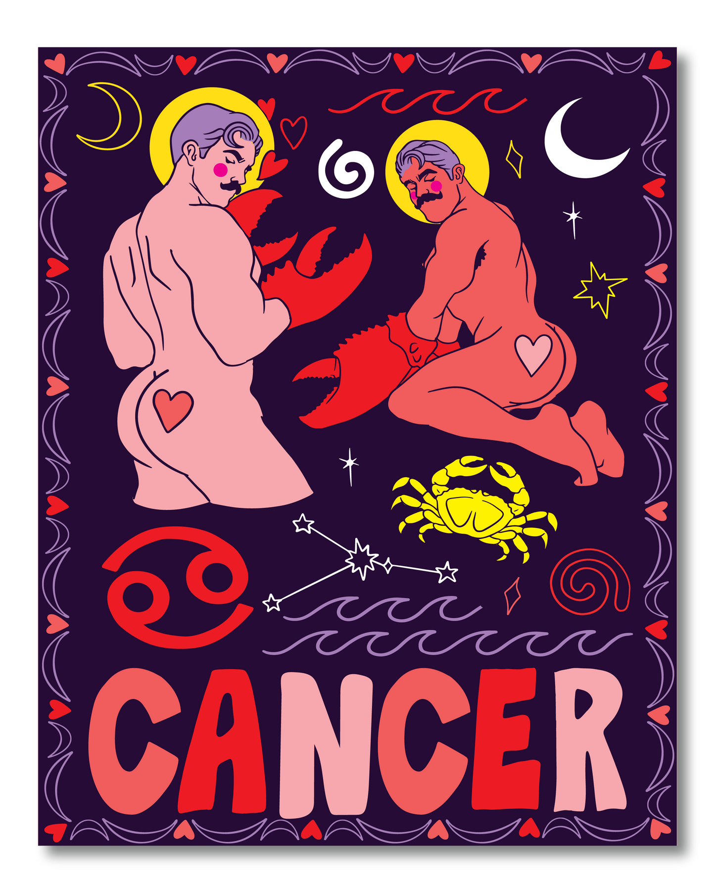 CANCER ZODIAC PRINT