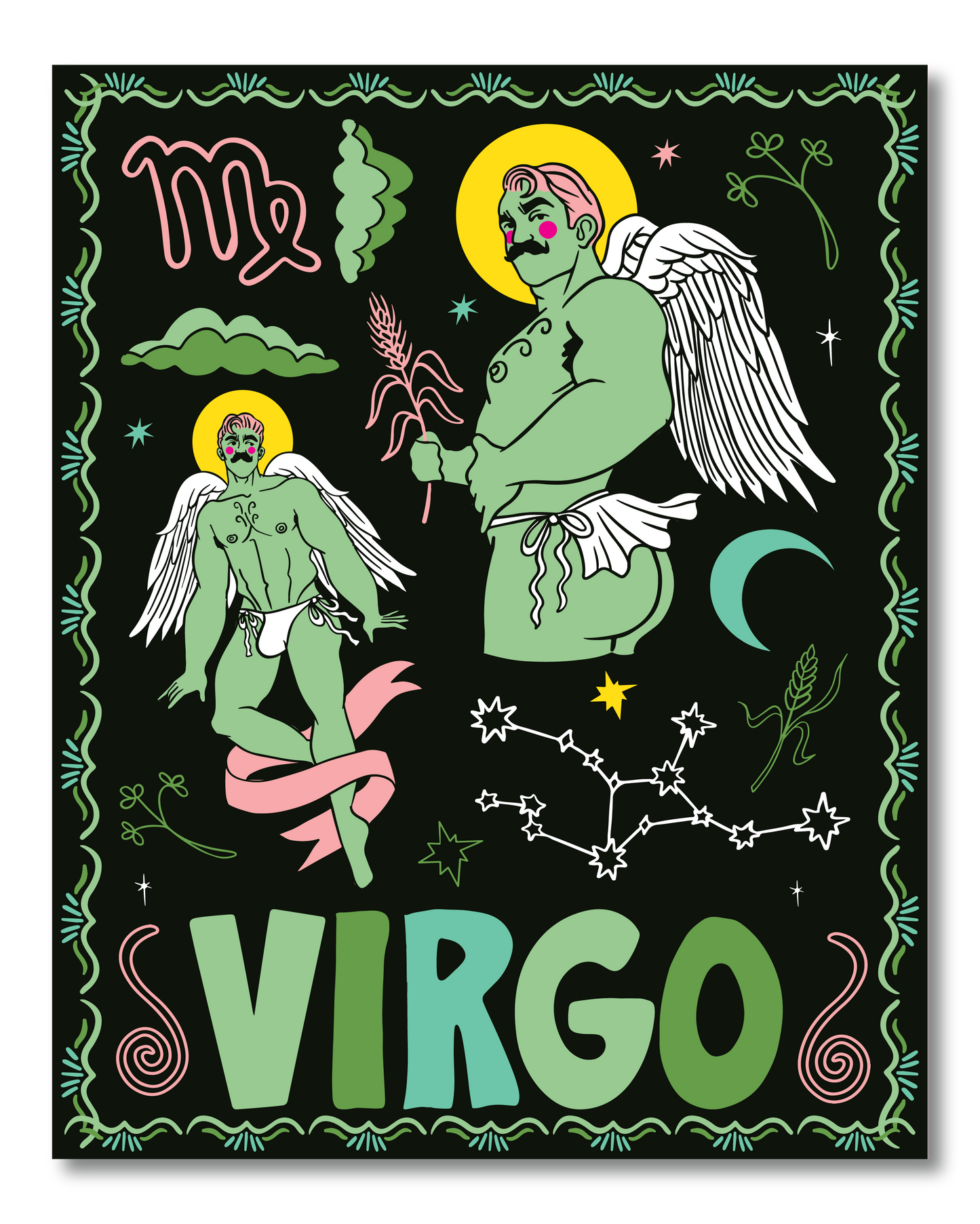 VIRGO ZODIAC PRINT