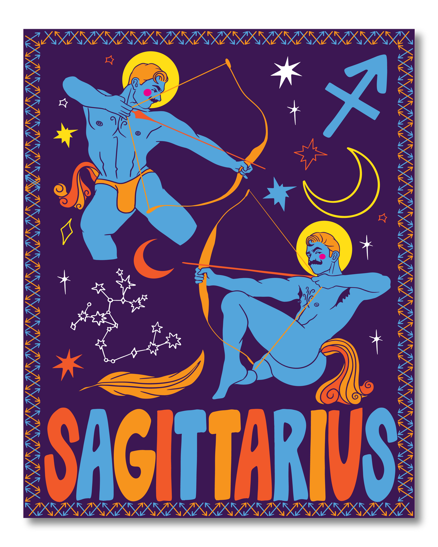 SAGITTARIUS ZODIAC PRINT