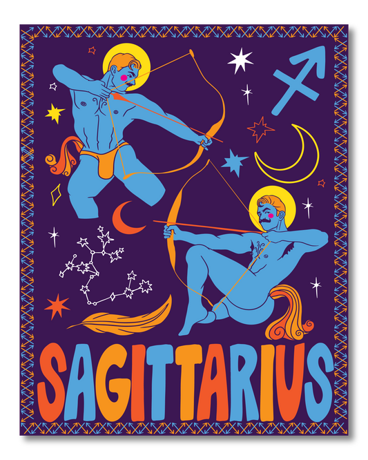 SAGITTARIUS ZODIAC PRINT