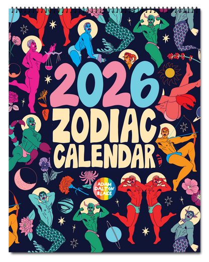 2026 ZODIAC PIN UP CALENDAR