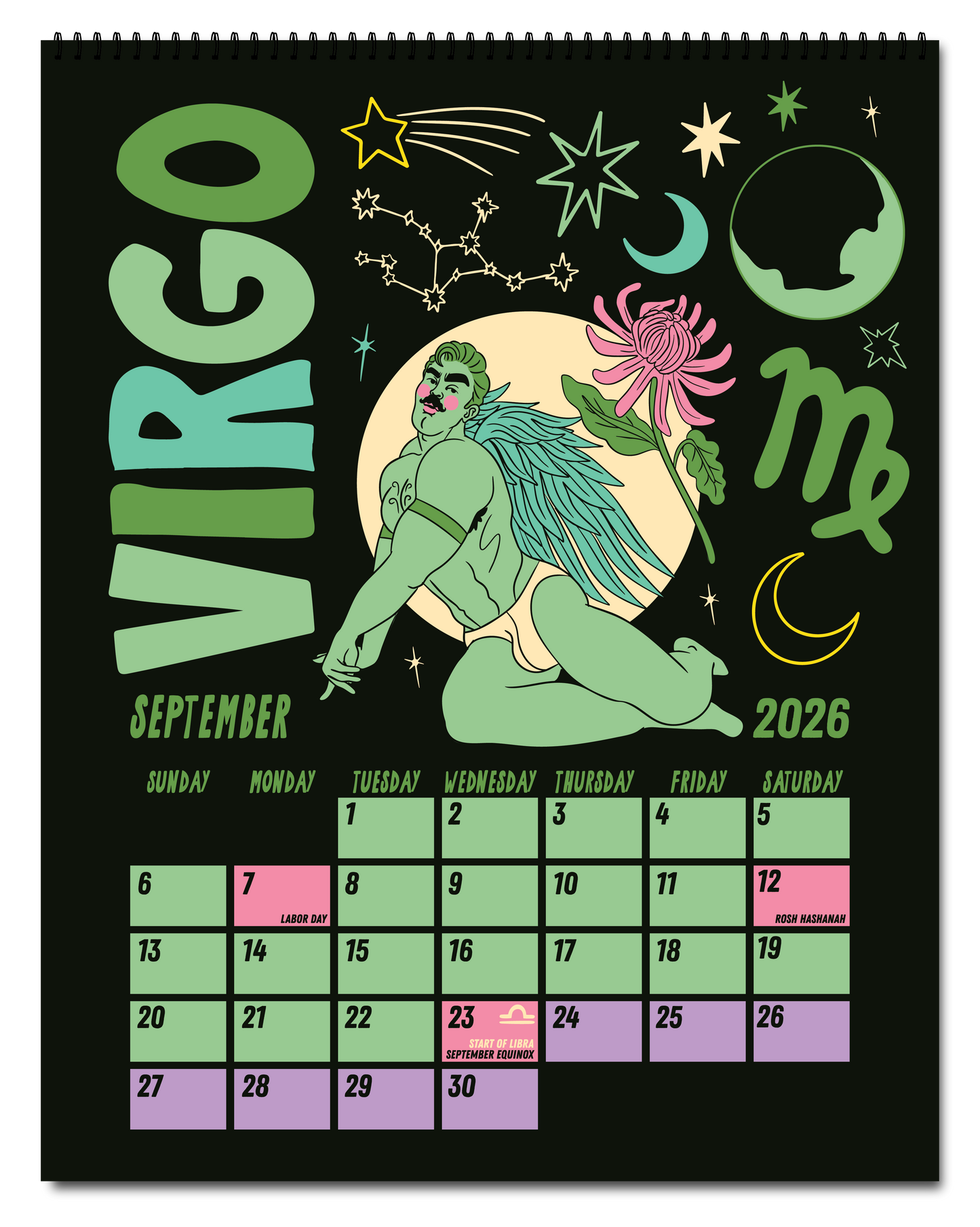 2026 ZODIAC PIN UP CALENDAR