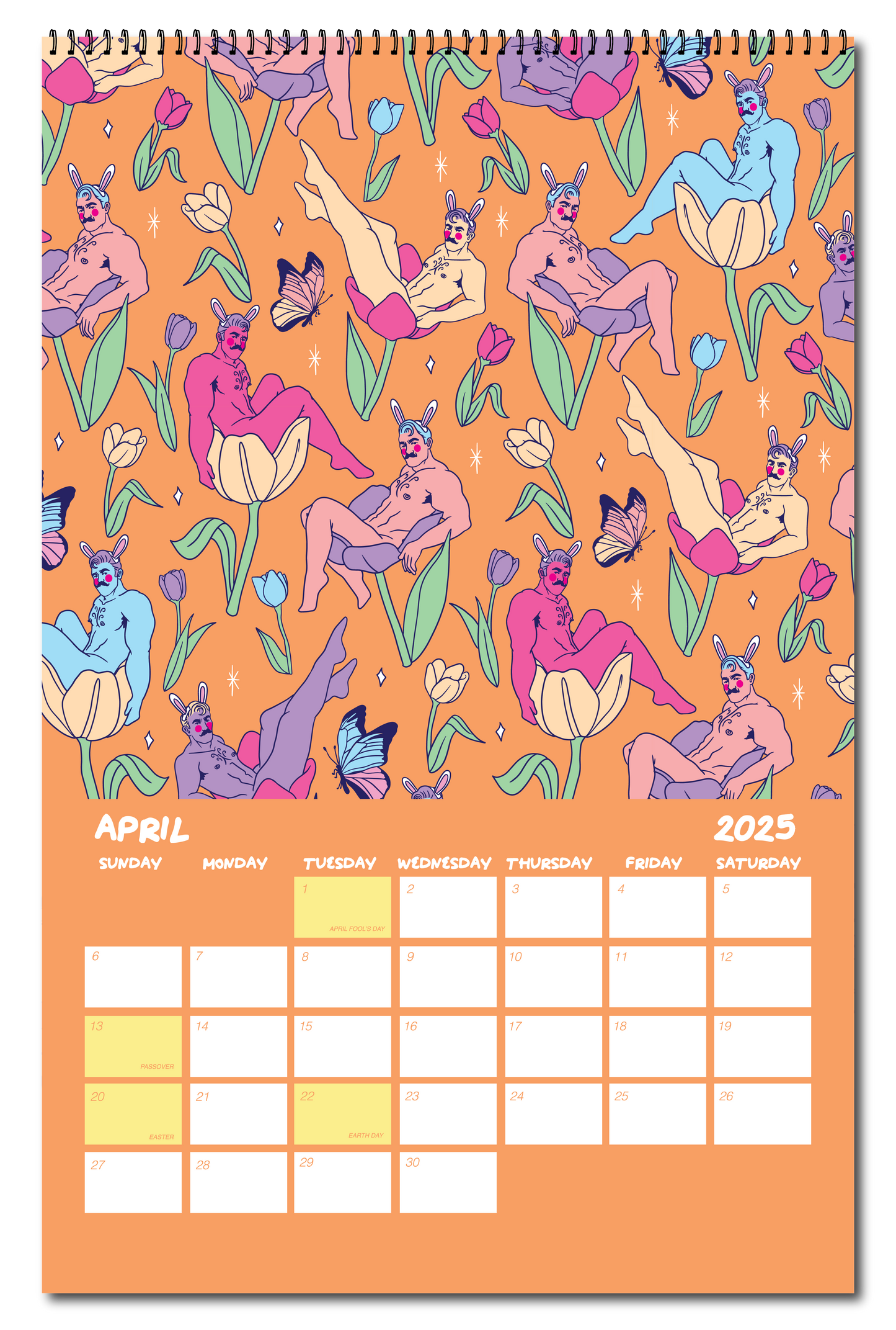 2025 PATTERN PARTY PIN UP CALENDAR