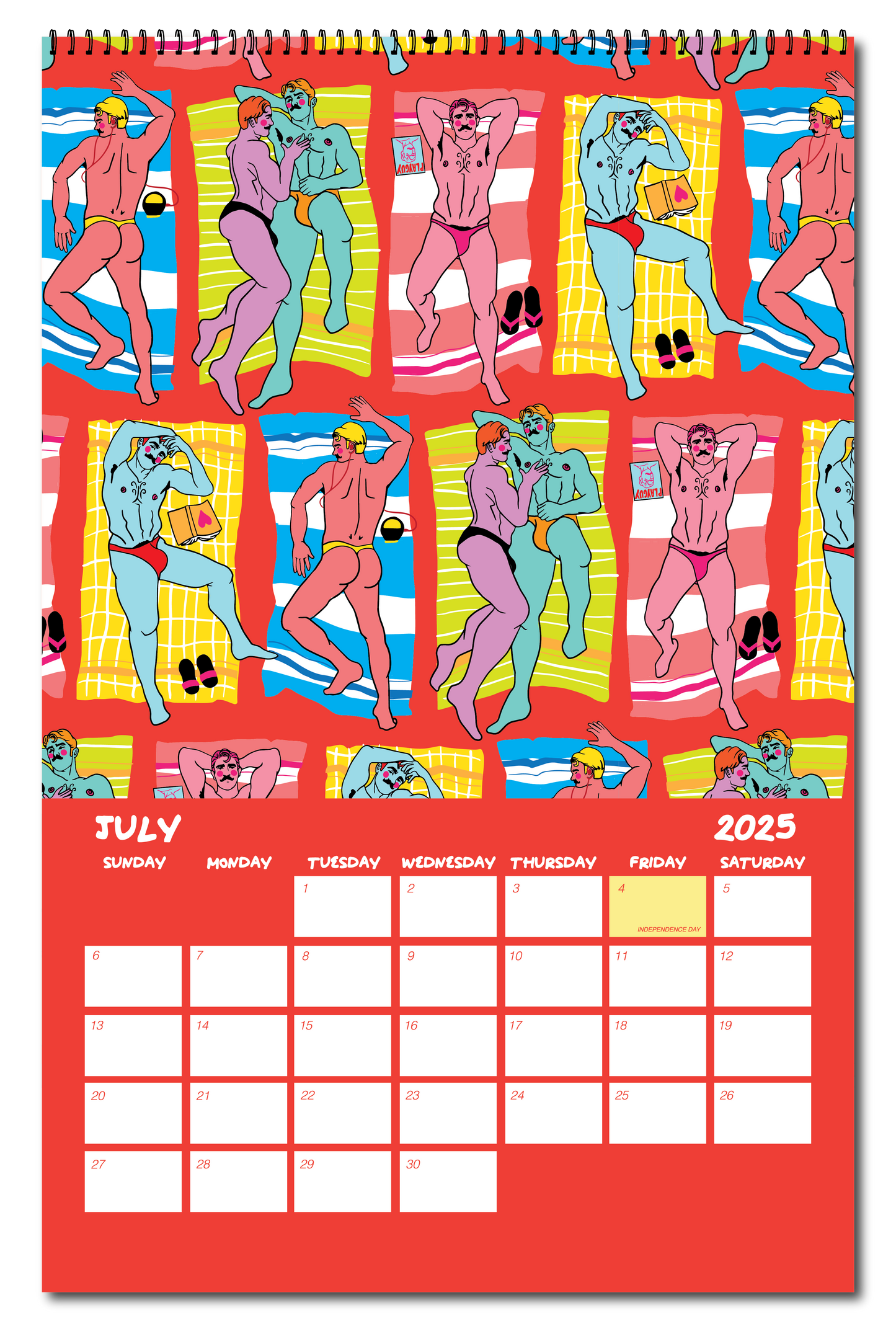 2025 PATTERN PARTY PIN UP CALENDAR