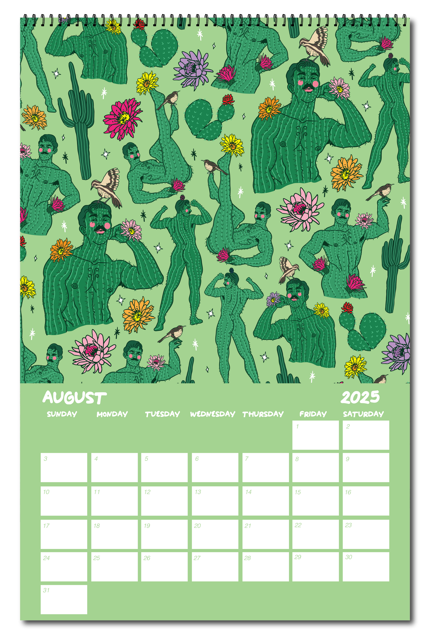 2025 PATTERN PARTY PIN UP CALENDAR