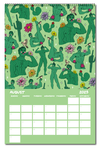 2025 PATTERN PARTY PIN UP CALENDAR