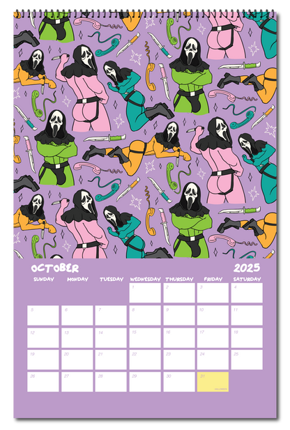 2025 PATTERN PARTY PIN UP CALENDAR