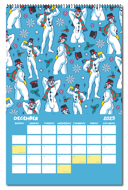 2025 PATTERN PARTY PIN UP CALENDAR