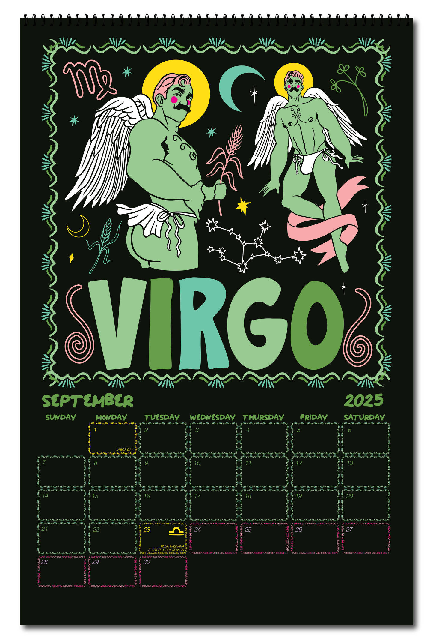 2025 ZODIAC PIN UP CALENDAR