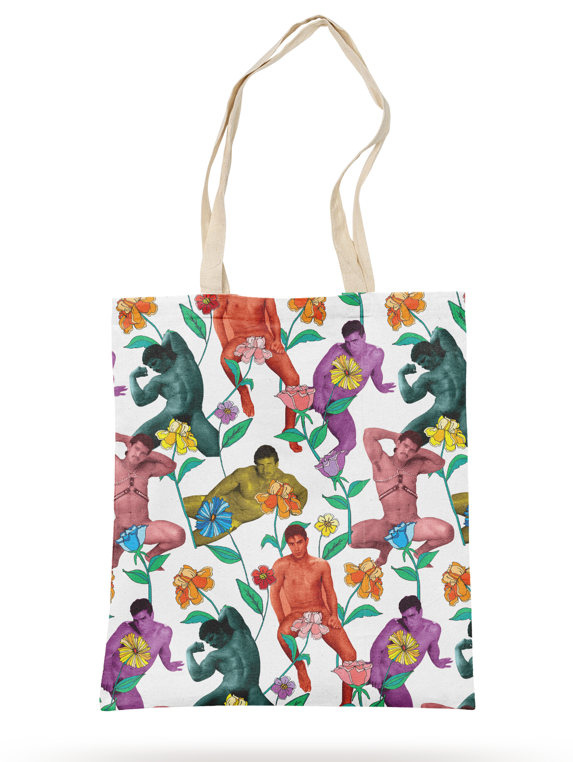 HONCHO FLORAL TOSS TOTE BAG