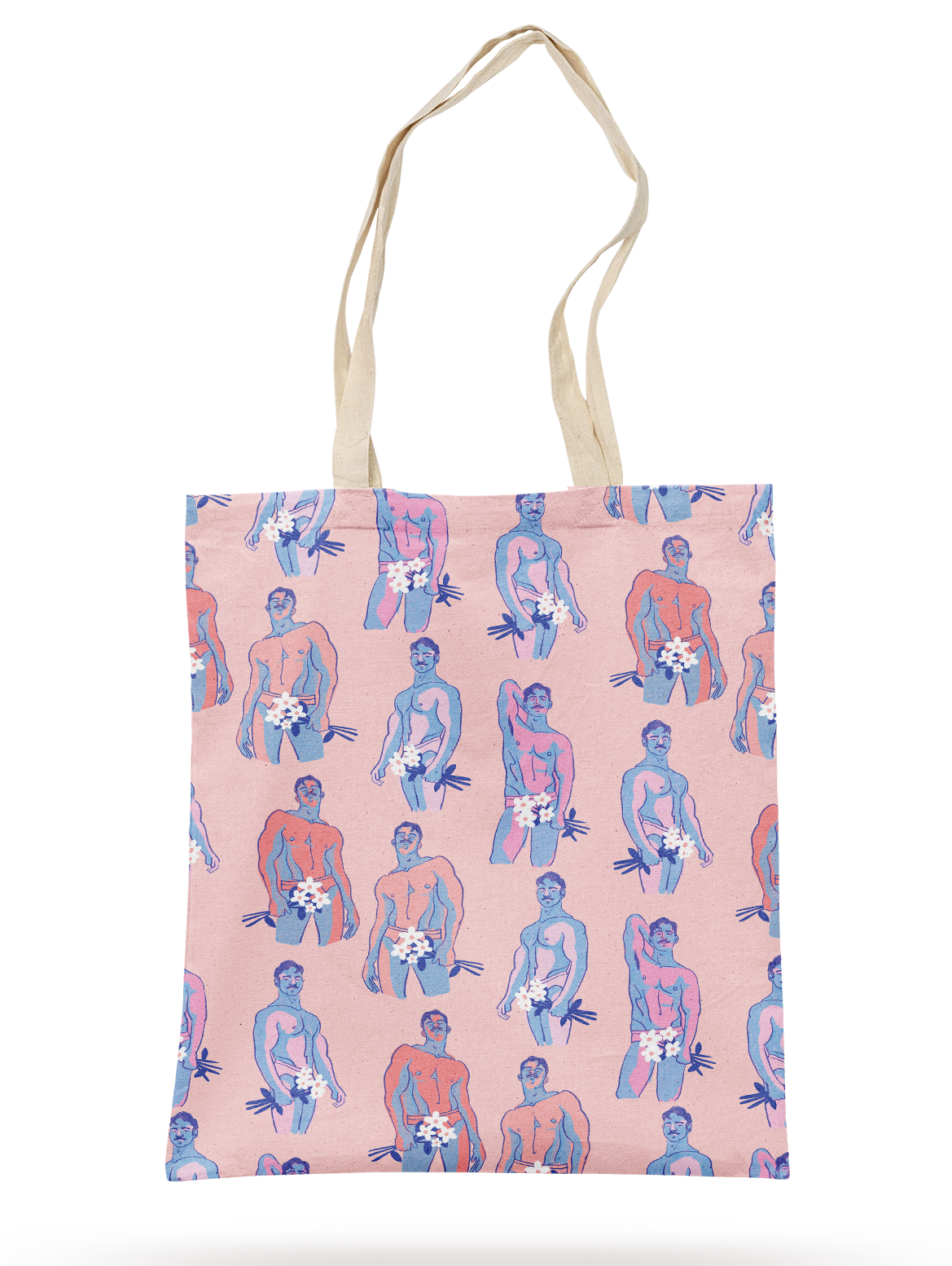 PINK BOUQUET TOTE BAG