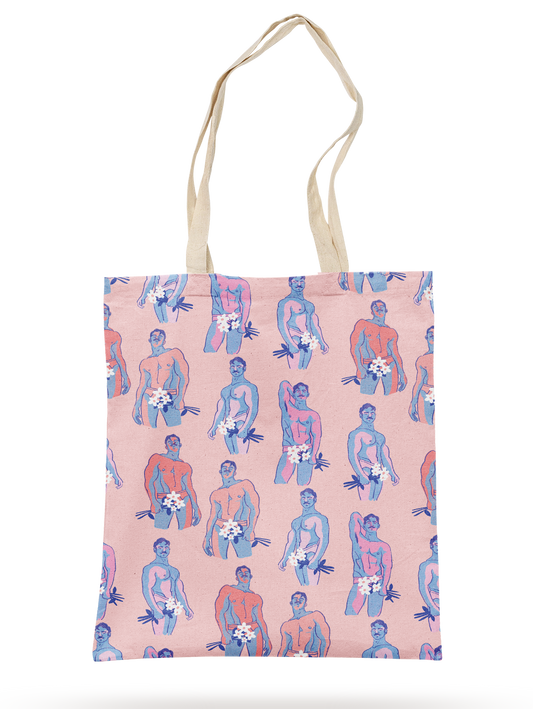 PINK BOUQUET TOTE BAG