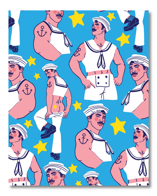 SAILOR PIN UP PRINT