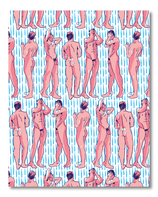 GROUP SHOWER PRINT