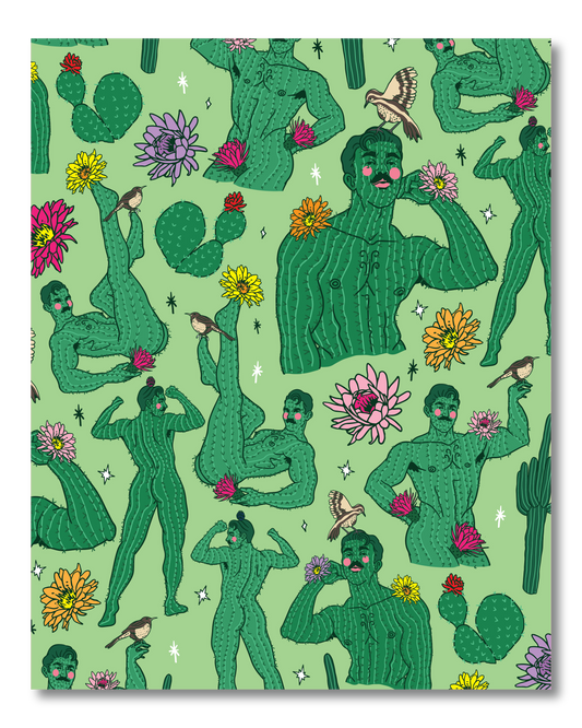 CACTUS PINUP PRINT