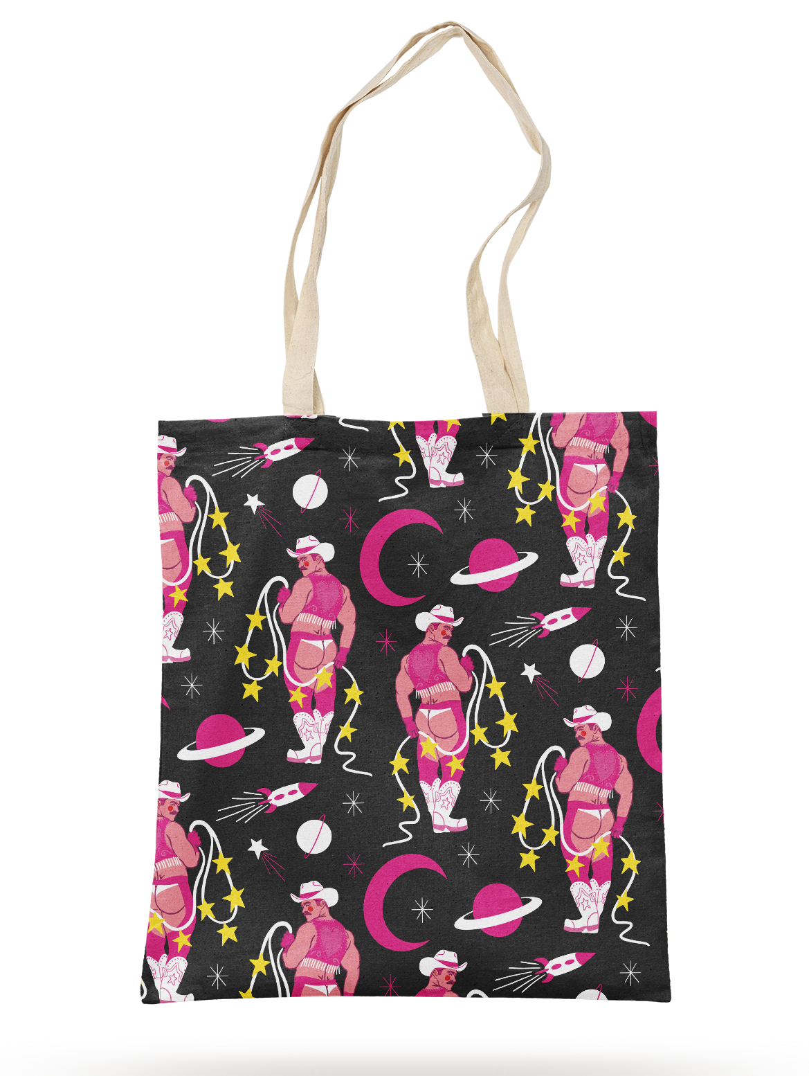 SPACE COWBOY TOTE BAG