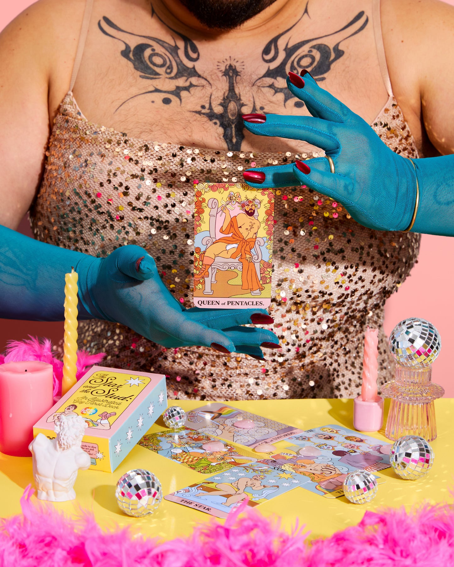 THE STAR AND THE STUD: AN ILLUSTRATED GAY TAROT DECK + GUIDEBOOK