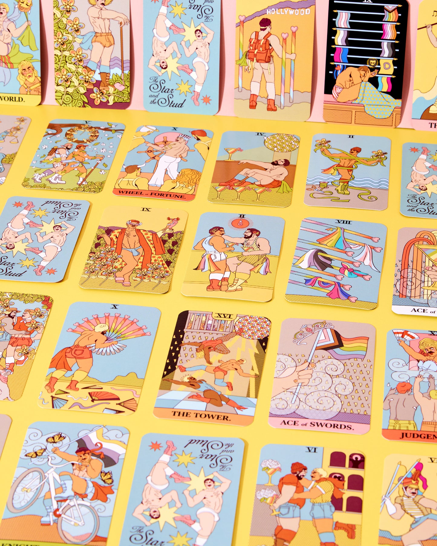 THE STAR AND THE STUD: AN ILLUSTRATED GAY TAROT DECK + GUIDEBOOK