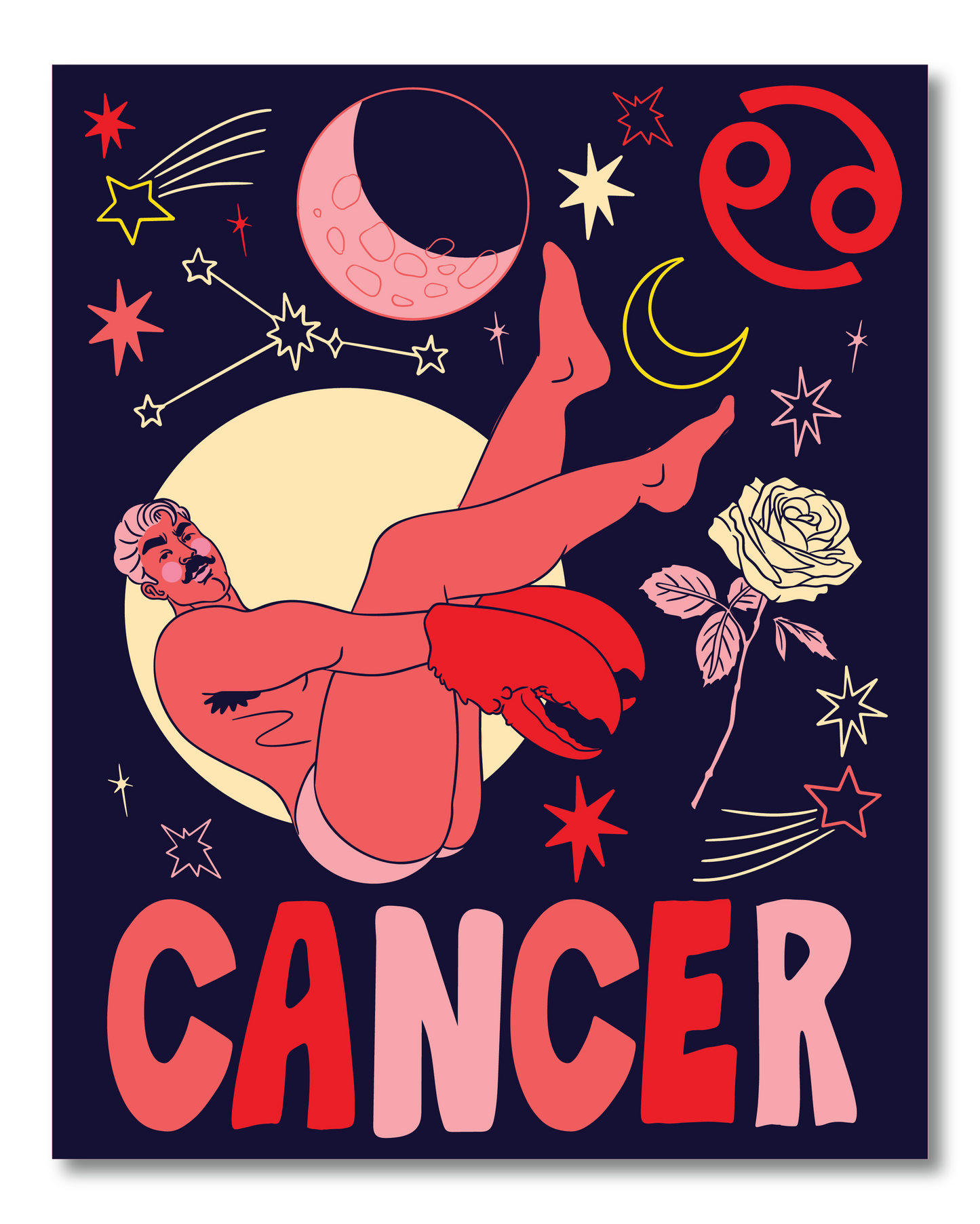 CANCER ZODIAC PRINT