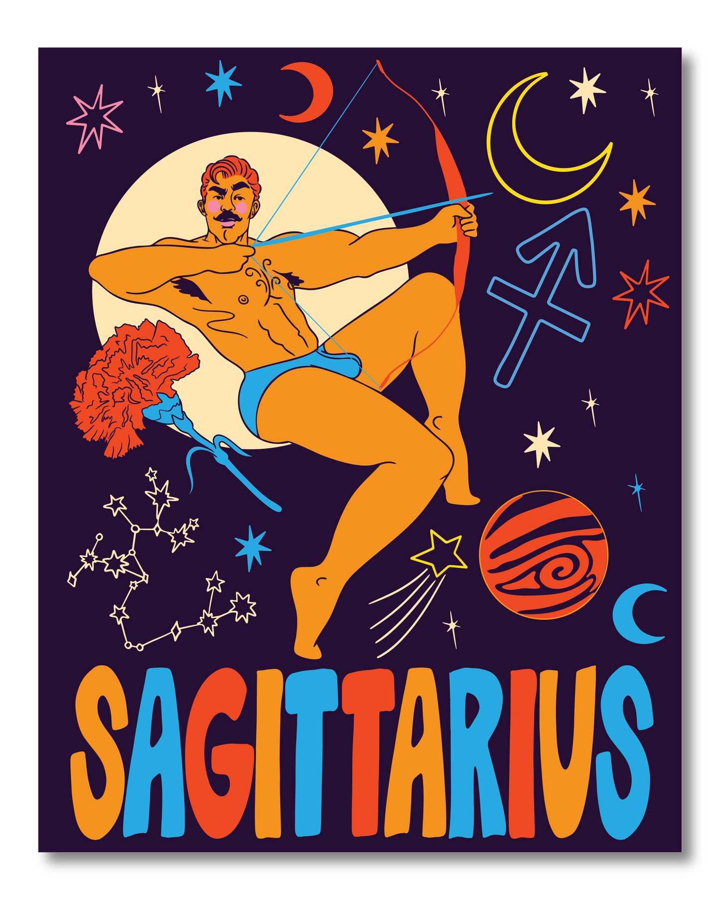 SAGITTARIUS ZODIAC PRINT